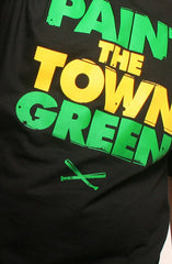 LAST CALL - Paint the Town Green (Men's Black Tee)