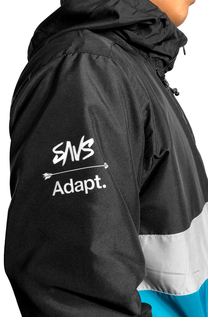 SAVS X Adapt :: Cold Blooded II SE (Men's Black/Teal Anorak Jacket ...
