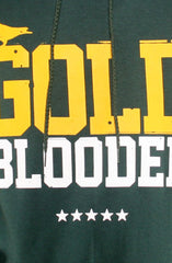 Gold Blooded (Men's Forest/Gold Hoody)