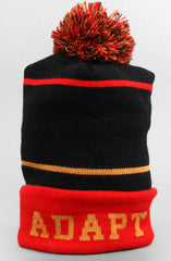 Gold Blooded (Black/Red Beanie)