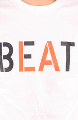 Beat LA (Men's White/Orange Tee)