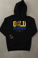 JSquared x Adapt :: Gold Blooded Shooter (Men's Black/Royal Hoody)