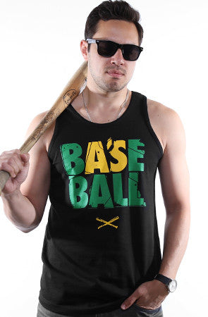Baseball (Men's Black Tank)