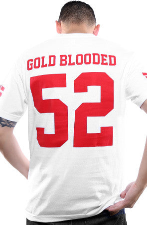 Gold Blooded Legends :: 52 (Men's White Tee)