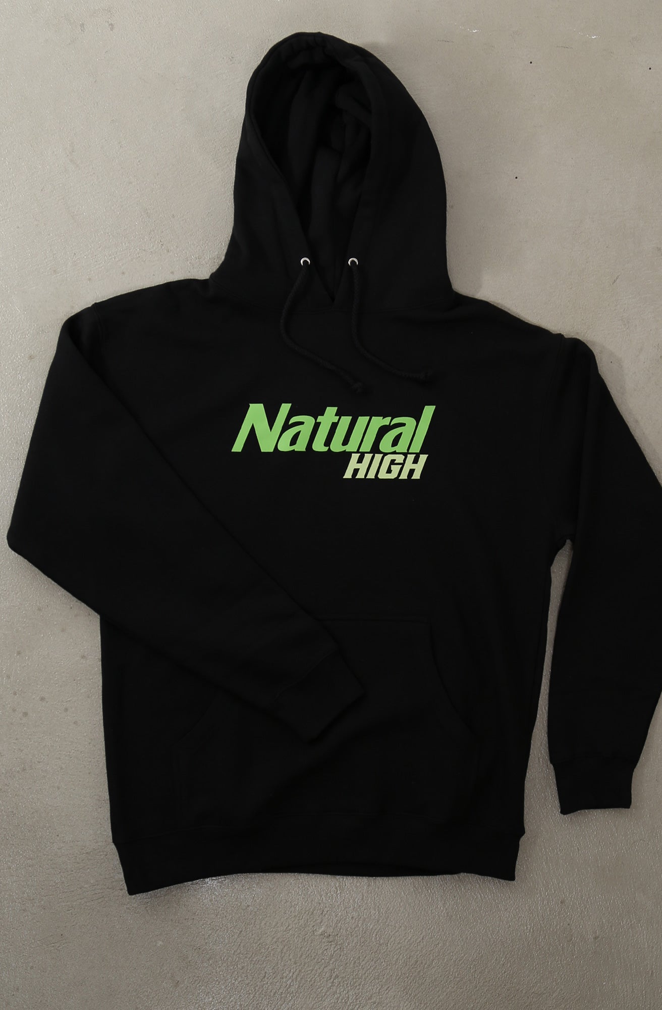 Natural High (Men's Black/Green Hoody)