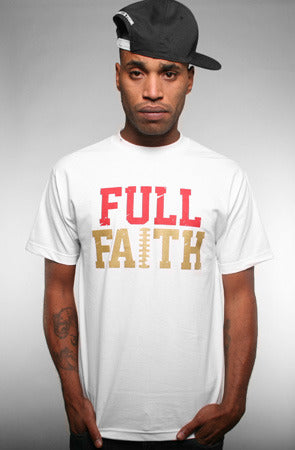 Full Faith (Men's White Tee)