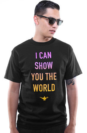 I Can Show You The World (Men's Black Tee)