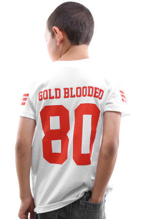Gold Blooded Legends :: 80 (Youth Unisex White Tee)