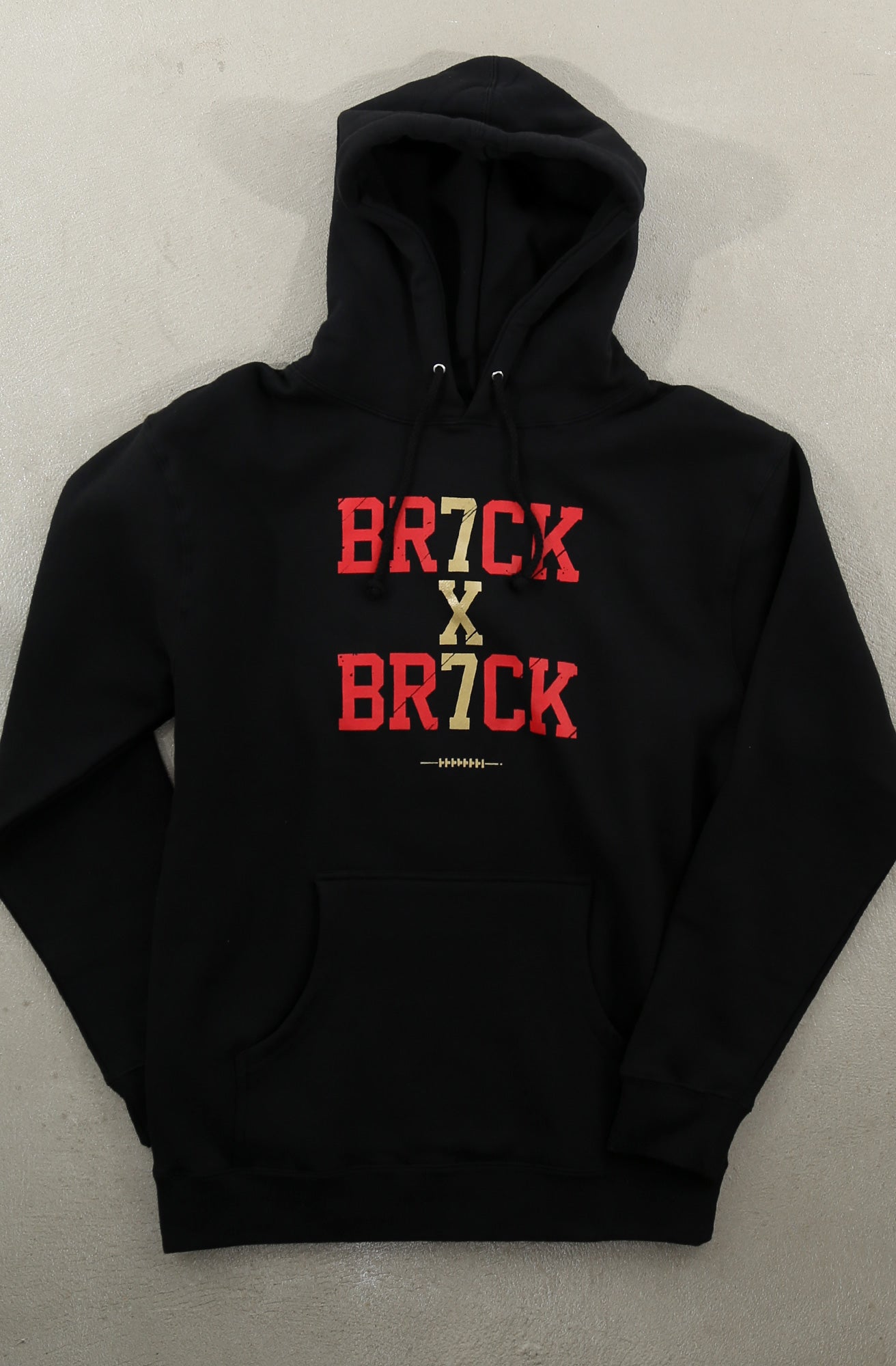 Brick By Brick (Men's Black Hoody)