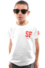 Gold Blooded Legends :: 16 (Youth Unisex White Tee)
