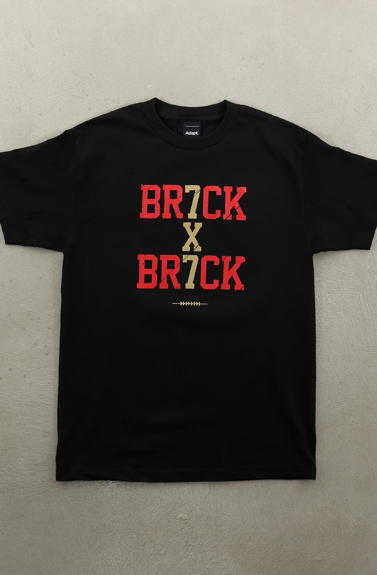 Brick By Brick (Men's Black Tee)