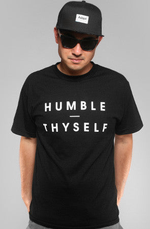 Humble Thyself (Men's Black Tee)