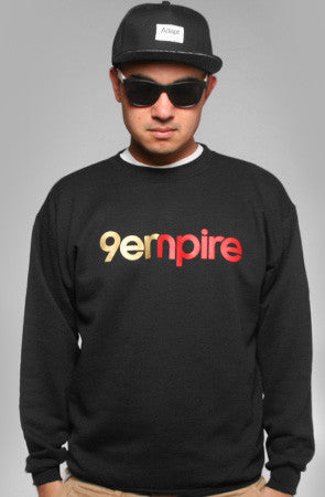 Empire (Men's Black Crewneck Sweatshirt)