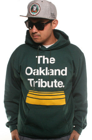 The Oakland Tribute (Men's Green Hoody)