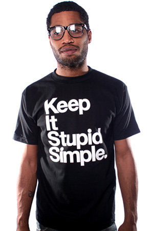 LAST CALL - Stupid Simple (Men's Black Tee)