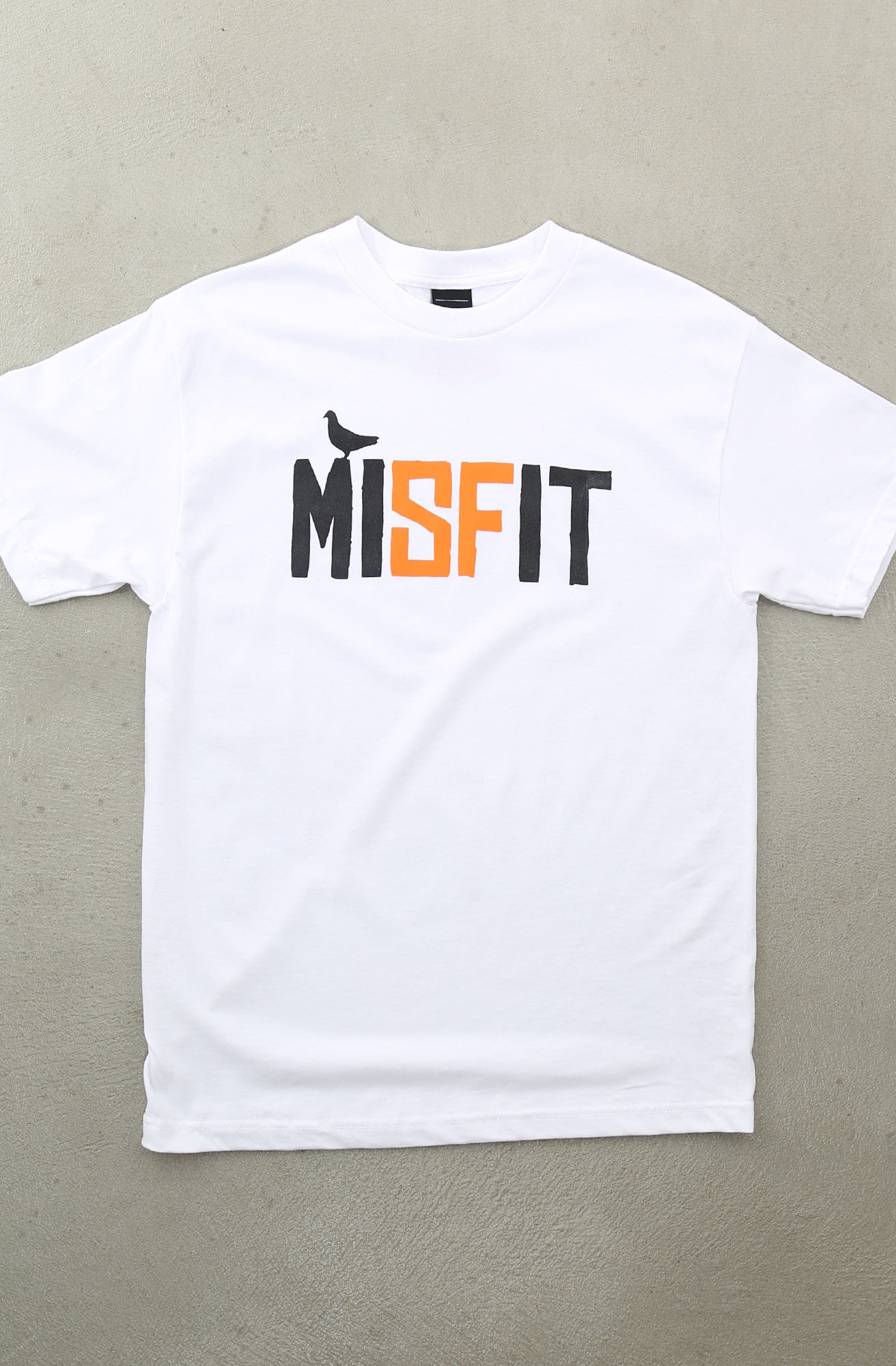 Misfit (Men's White/Orange Tee)