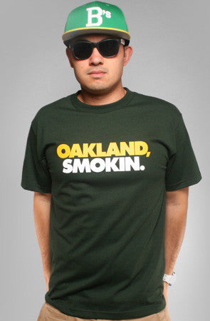 Oakland Smokin (Men's Green/Yellow Tee) – Adapt.