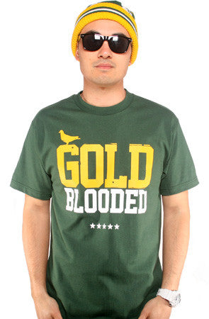 Gold Blooded (Men's Forest/Gold Tee)