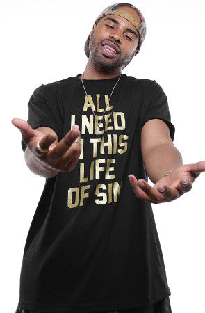 Breezy Excursion X Adapt :: All I Need GOLD Edition (Clyde) (Men's Black Tee)