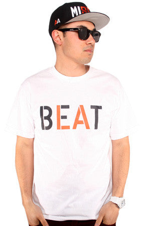 Beat LA (Men's White/Orange Tee)