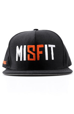 Misfit (Black Snapback Cap)
