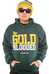Gold Blooded (Men's Forest/Gold Hoody)