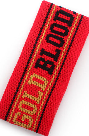 Gold Blooded (Red Thermal Headband)