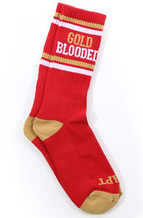 Gold Blooded (Red Socks)