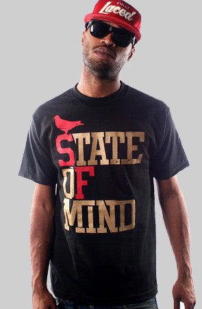 State of Mind (Men's Black/Red/Gold Tee)
