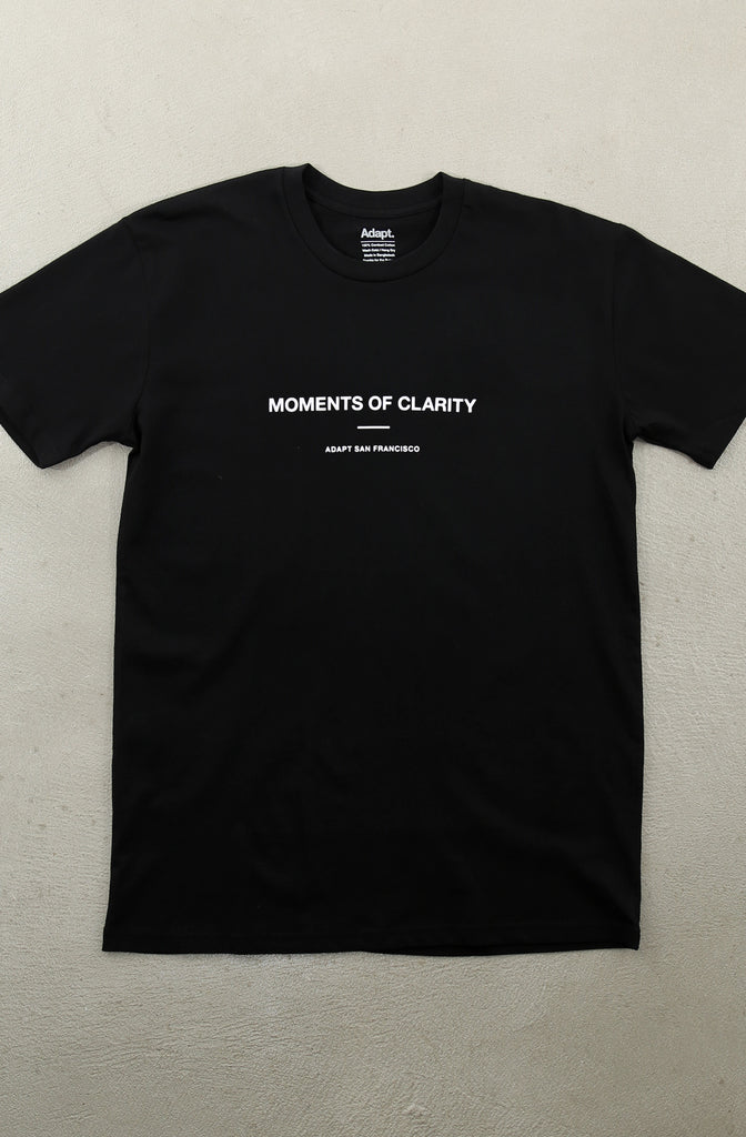 Moments of Clarity (Men's Black A1 Tee)