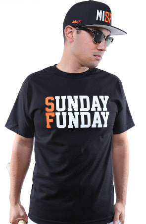 LAST CALL - Sunday Funday (Men's Black/Orange Tee)