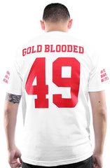 Gold Blooded Legends :: 49 (Men's White Tee)