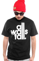 All Walls Fall (Men's Black Tee)