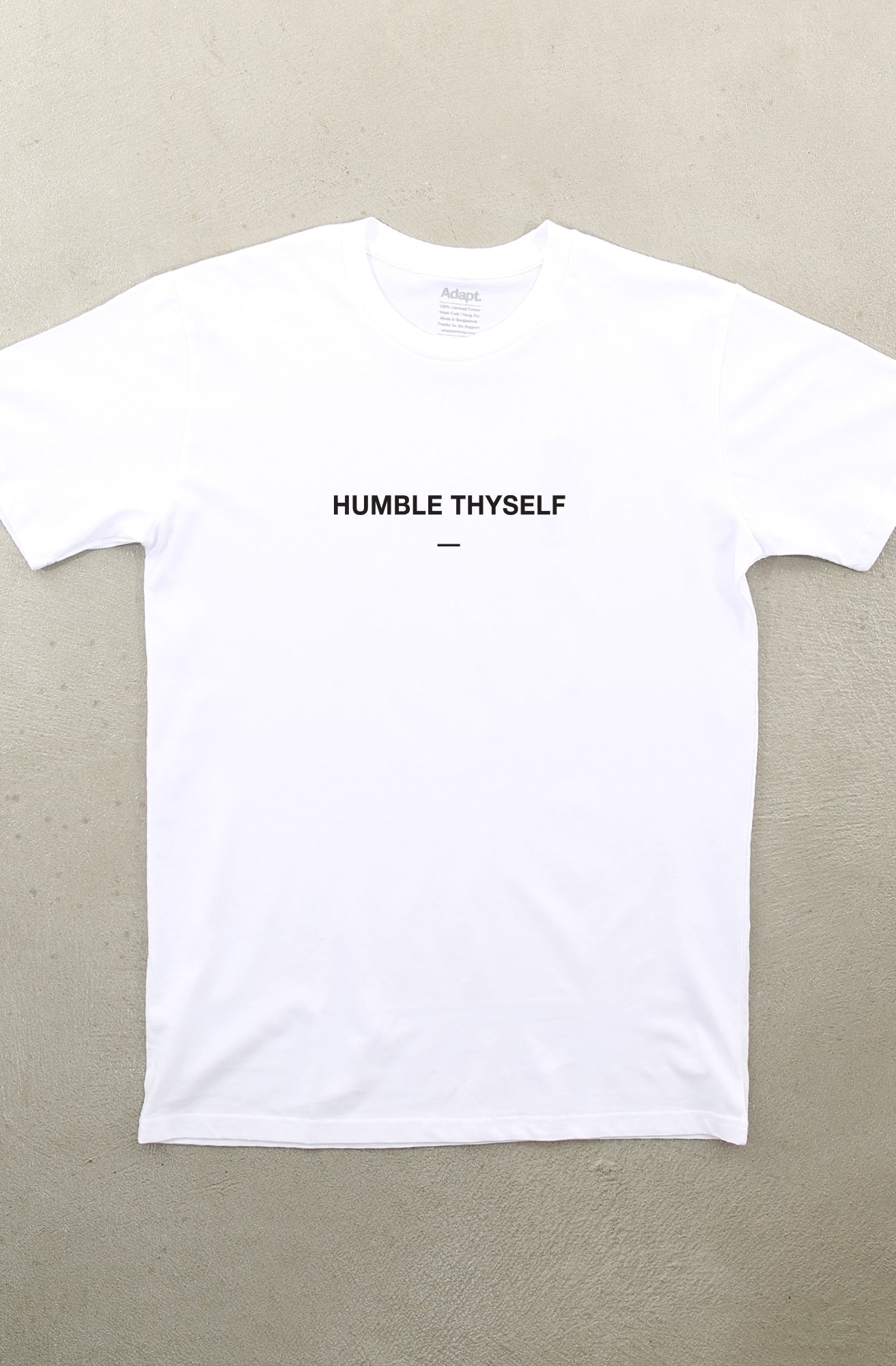Humble Thyself II (Men's White A1 Tee)
