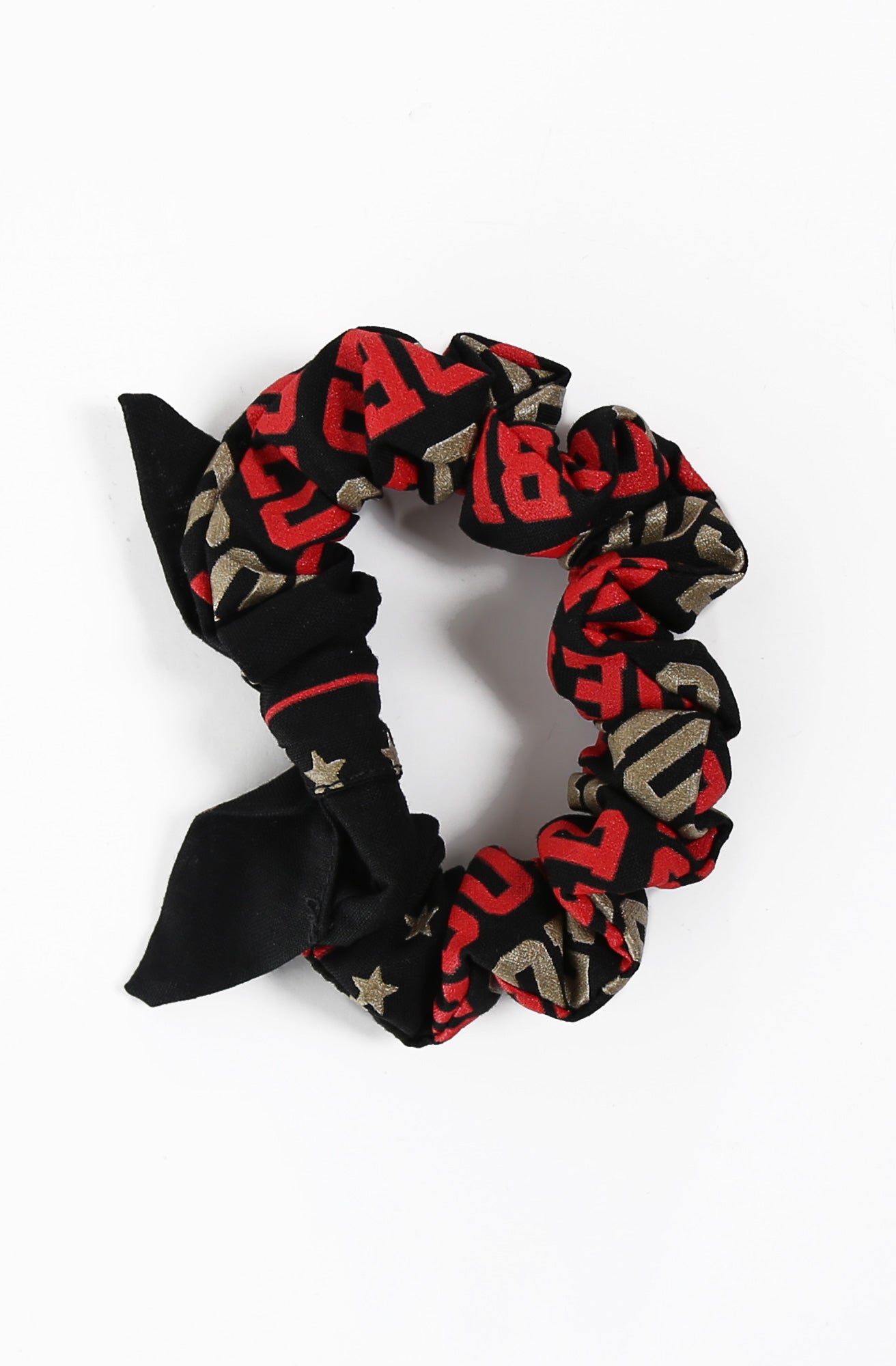 Gold Blooded (Black/Red Scrunchie)