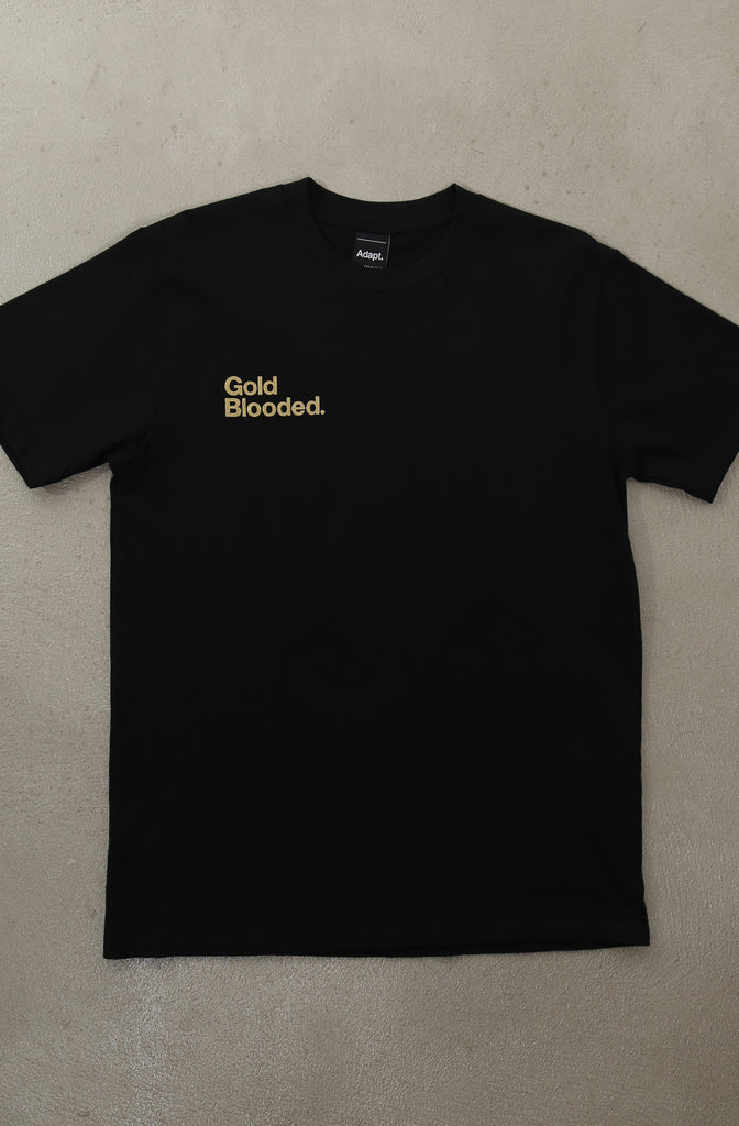 Gold Blooded Low Pro (Men's Black Tee)
