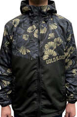 SAVS X Adapt :: Gold Blooded Floral (Men's Black/Gold Full-Zip Jacket)