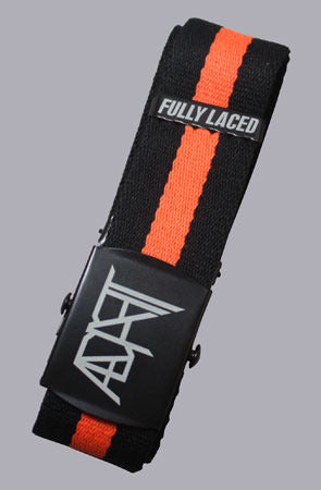 Fully Laced x Adapt :: Black and Orange (Scout Belt)