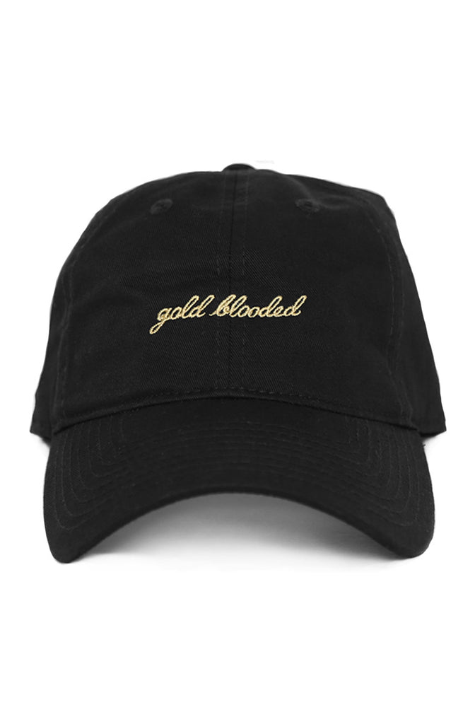 Gold Blooded (Black Low Crown Cap)