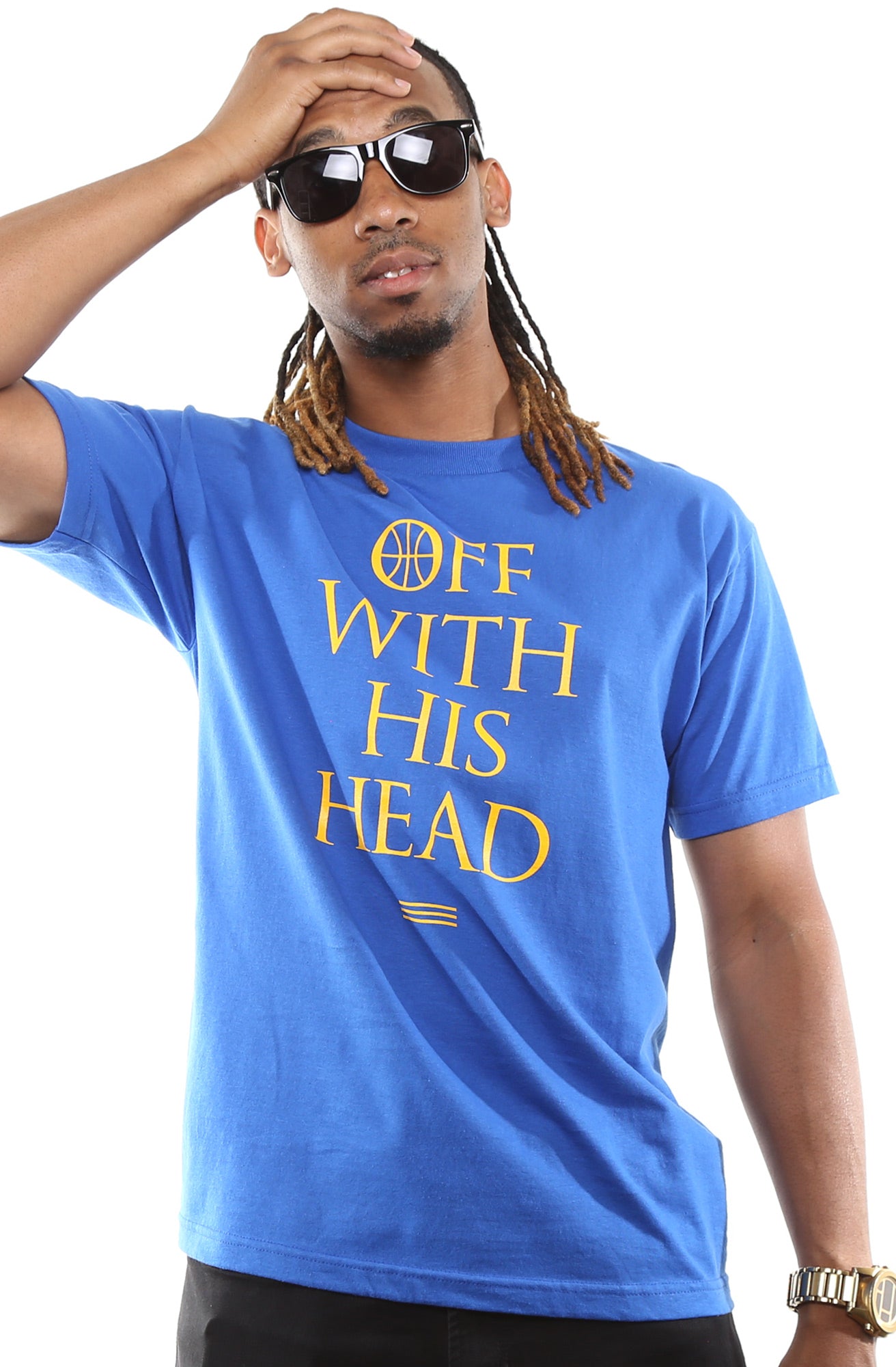 Off With His Head (Men's Royal Tee)